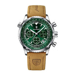 Poedagar Men's Multifunctional Fashionable Waterproof Night Light Watch P960