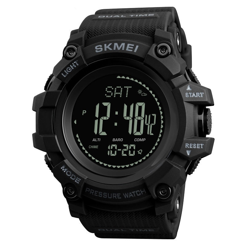 SKMEI 1358 Pedometer Barometer Thermometer Altimeter Compass Outdoor Climbing Watch For Men Original - TempoqWatch