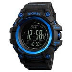 SKMEI 1358 Pedometer Barometer Thermometer Altimeter Compass Outdoor Climbing Watch For Men Original - TempoqWatch