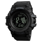 SKMEI 1358 Pedometer Barometer Thermometer Altimeter Compass Outdoor Climbing Watch For Men Original - TempoqWatch