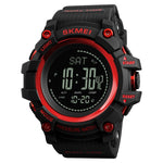 SKMEI 1358 Pedometer Barometer Thermometer Altimeter Compass Outdoor Climbing Watch For Men Original - TempoqWatch