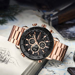 SKMEI 1636 Steel body Analog Digital Sports watch for Men