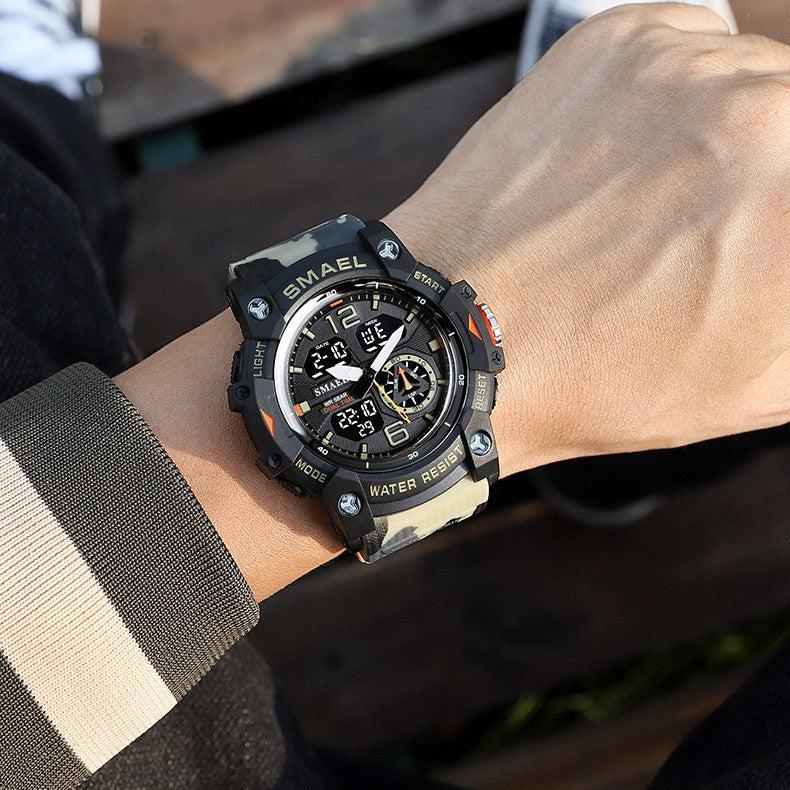 SMAEL Analog Digital Multifunctional Waterproof Watch For Men 8007 - Skmeico