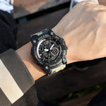 SMAEL Analog Digital Multifunctional Waterproof Watch For Men 8007 - Skmeico