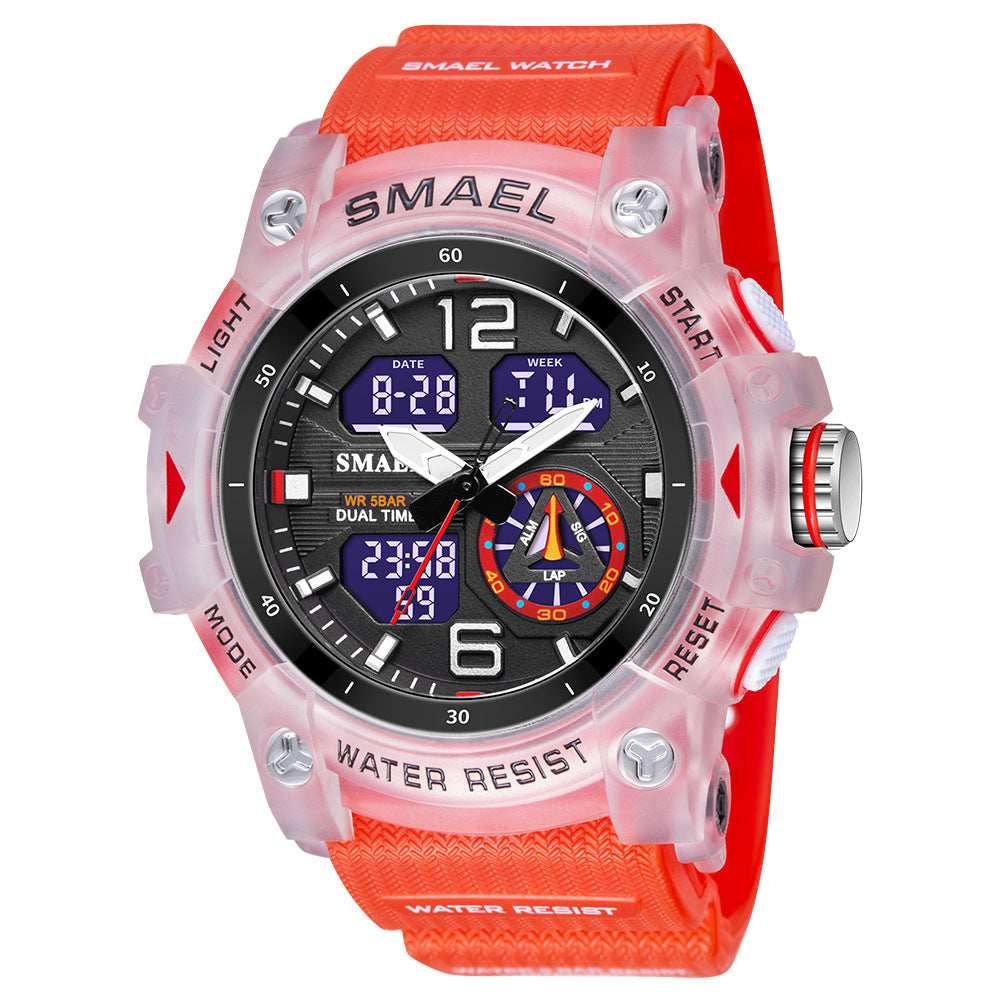 SMAEL Analog Digital Sports Watch For Men 8007 - TempoqWatch