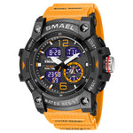SMAEL Analog Digital Sports Watch For Men 8007 - TempoqWatch