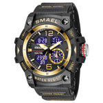 SMAEL Analog Digital Sports Watch For Men 8007 - TempoqWatch