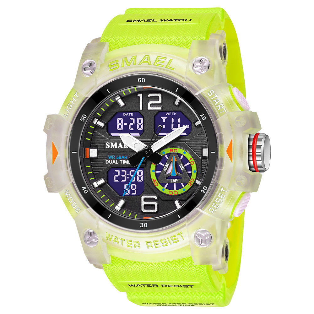 SMAEL Analog Digital Sports Watch For Men 8007 - TempoqWatch