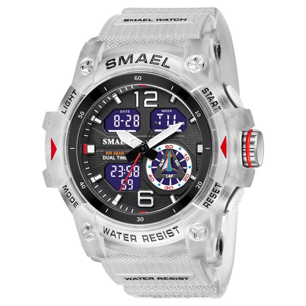 SMAEL Analog Digital Sports Watch For Men 8007 - TempoqWatch