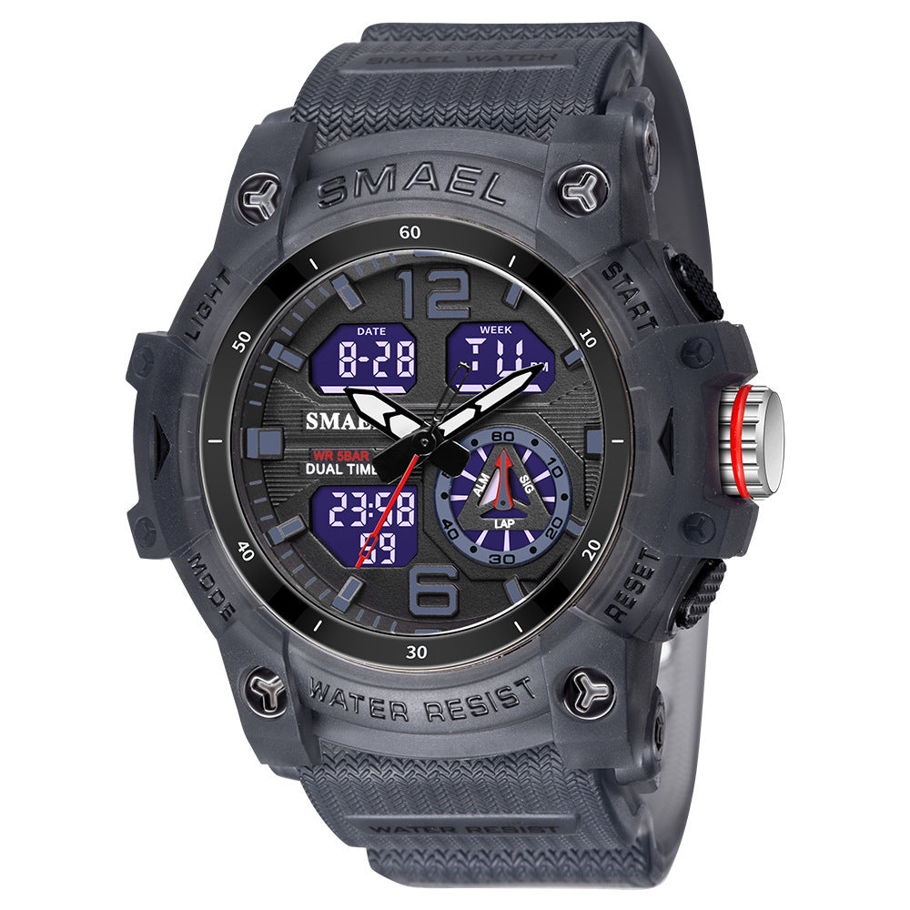 SMAEL Analog Digital Sports Watch For Men 8007 - TempoqWatch