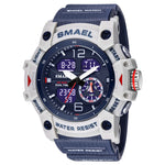 SMAEL Analog Digital Sports Watch For Men 8007 - TempoqWatch