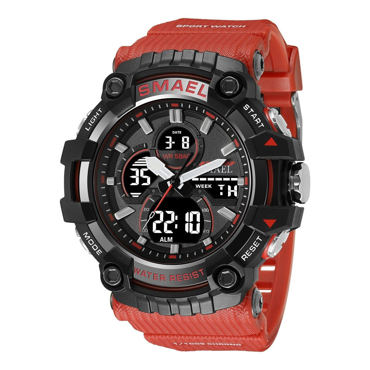 SMAEL Analog Digital Sports waterproof Watch For Men 8079 - Skmeico