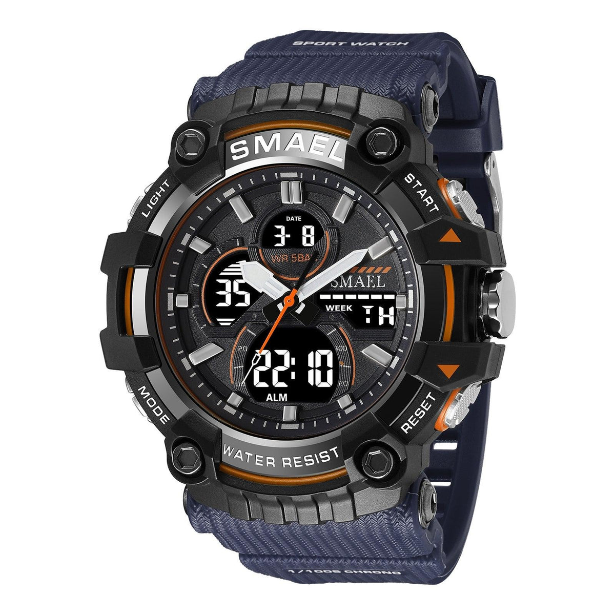 SMAEL Analog Digital Sports waterproof Watch For Men 8079 - Skmeico