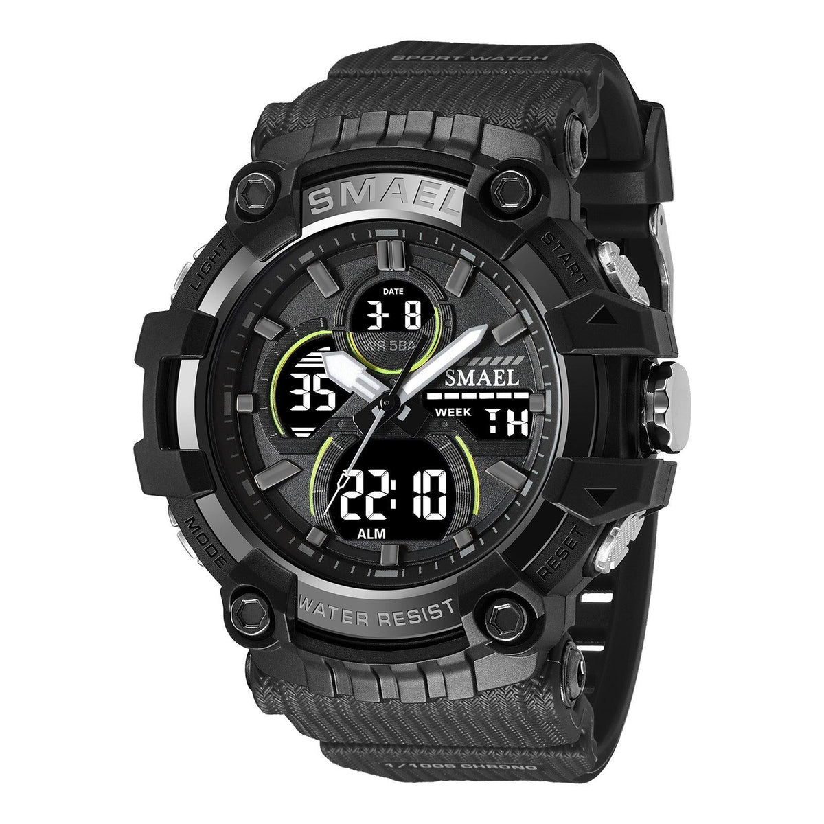 SMAEL Analog Digital Sports waterproof Watch For Men 8079 - Skmeico