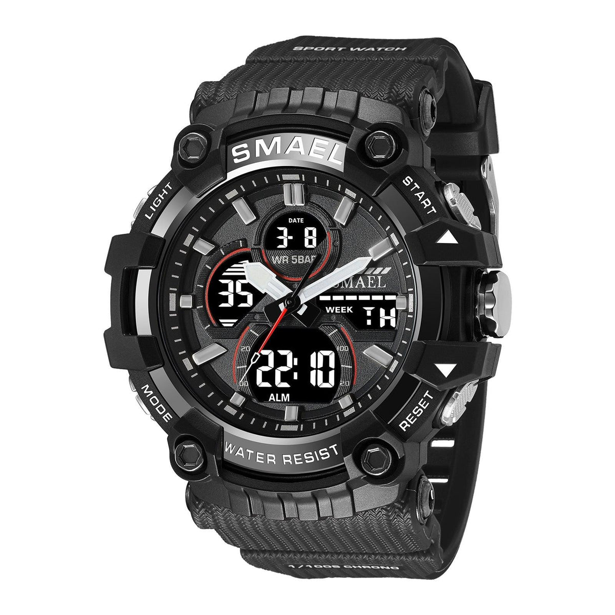 SMAEL Analog Digital Sports waterproof Watch For Men 8079 - Skmeico