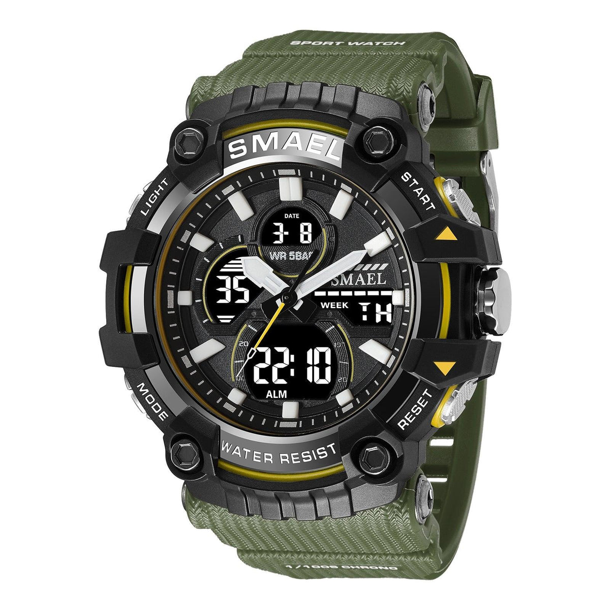 SMAEL Analog Digital Sports waterproof Watch For Men 8079 - Skmeico