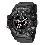 SMAEL Analog Digital Waterproof Sports Watch For Men 8080 - Skmeico
