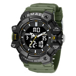 SMAEL Analog Digital Waterproof Sports Watch For Men 8080 - Skmeico