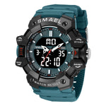 SMAEL Analog Digital Waterproof Sports Watch For Men 8080 - TempoqWatch
