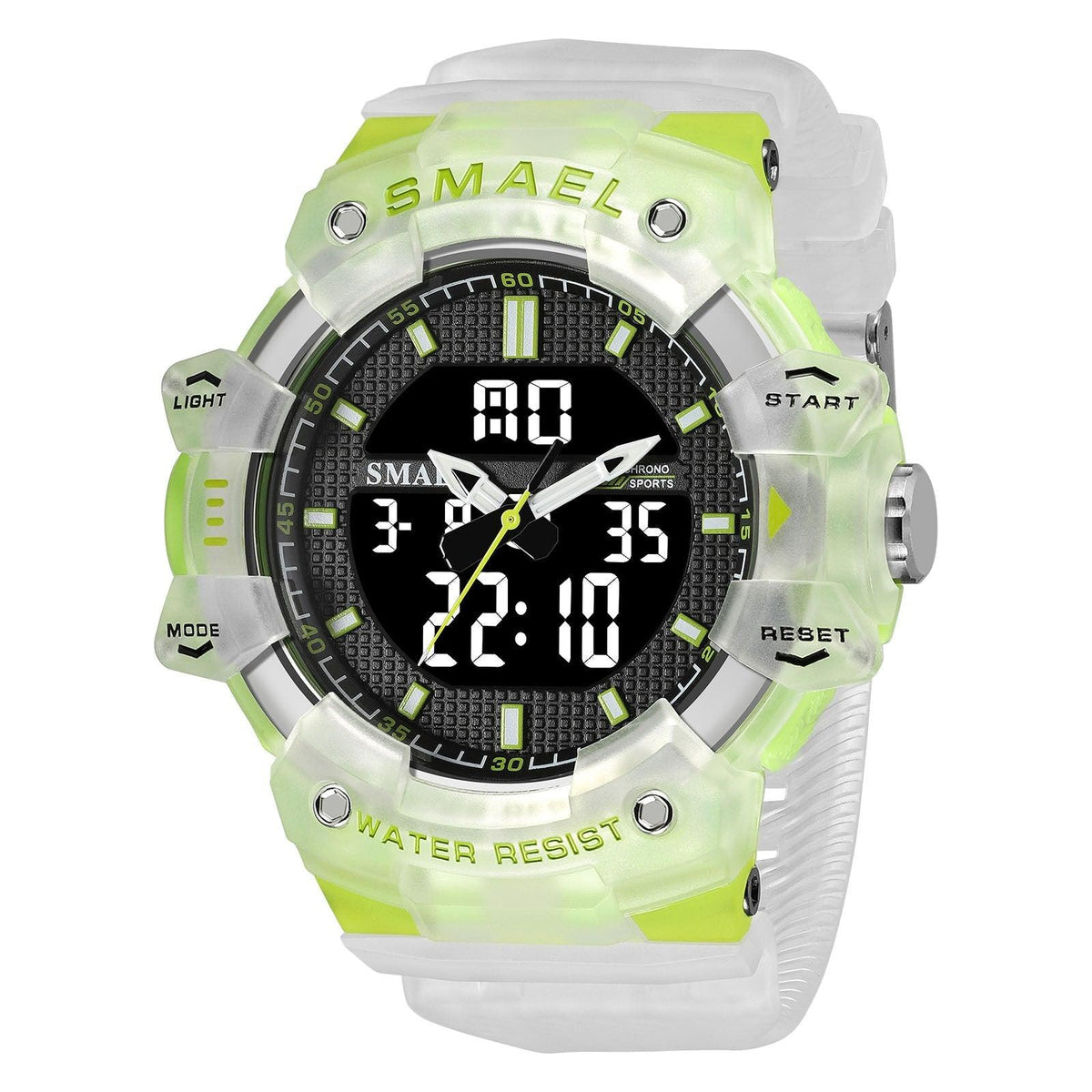 SMAEL Analog Digital Waterproof Sports Watch For Men 8080 - TempoqWatch