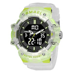 SMAEL Analog Digital Waterproof Sports Watch For Men 8080 - TempoqWatch