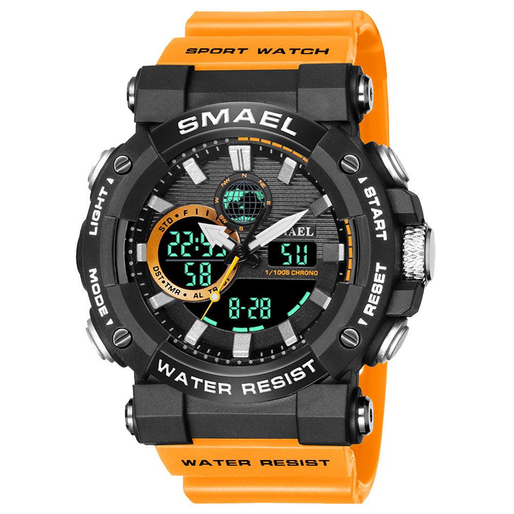 SMAEL Multifunctional Waterproof Analog Digital Watch For Men 8048 - Skmeico