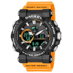 SMAEL Multifunctional Waterproof Analog Digital Watch For Men 8048 - Skmeico