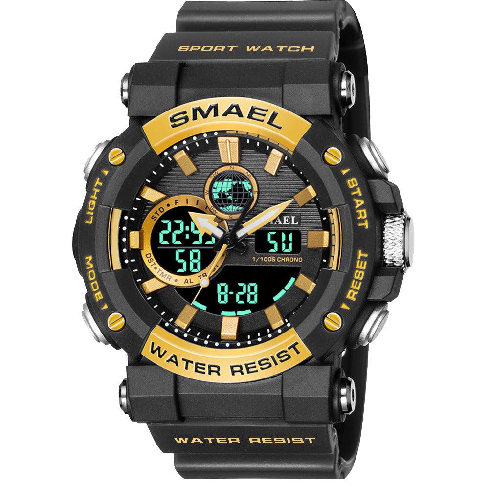 SMAEL Multifunctional Waterproof Analog Digital Watch For Men 8048 - Skmeico