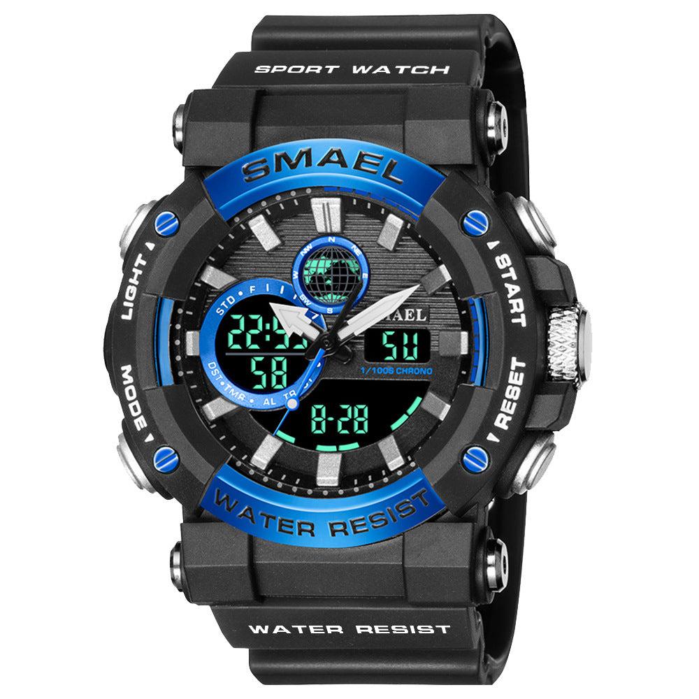 SMAEL Multifunctional Waterproof Analog Digital Watch For Men 8048 - Skmeico