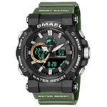 SMAEL Multifunctional Waterproof Analog Digital Watch For Men 8048 - Skmeico