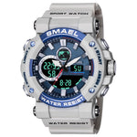SMAEL Multifunctional Waterproof Analog Digital Watch For Men 8048 - TempoqWatch