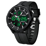 Sanda 9053 Analog Digital Waterproof Sports watch For Men