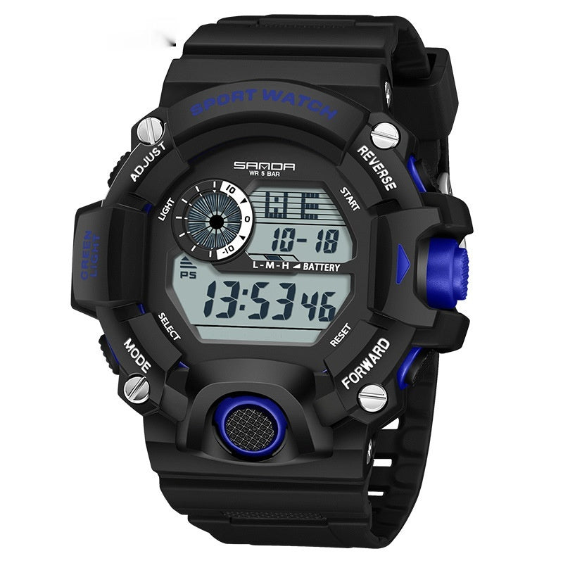 Sanda Digital waterproof watch for Teens