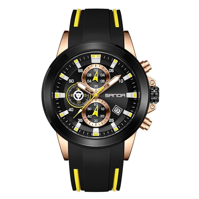 Sanda Fashion Calendar Business Quartz 5503 Watch For Men