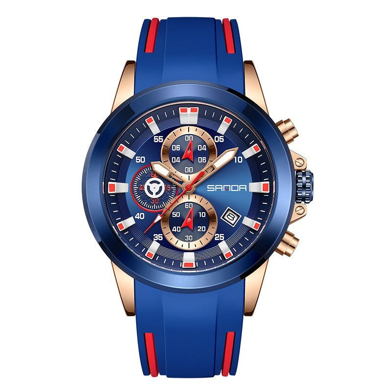 Sanda Fashion Calendar Business Quartz 5503 Watch For Men