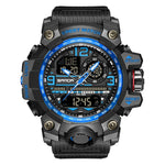 Sanda Trend Multi-functional Sports Luminous Outdoor Student Watch For Men 3133