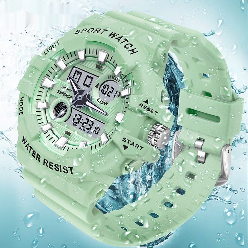 Sanda Trendy Sports Watch Waterproof Large Dial Luminous Unisex watch
