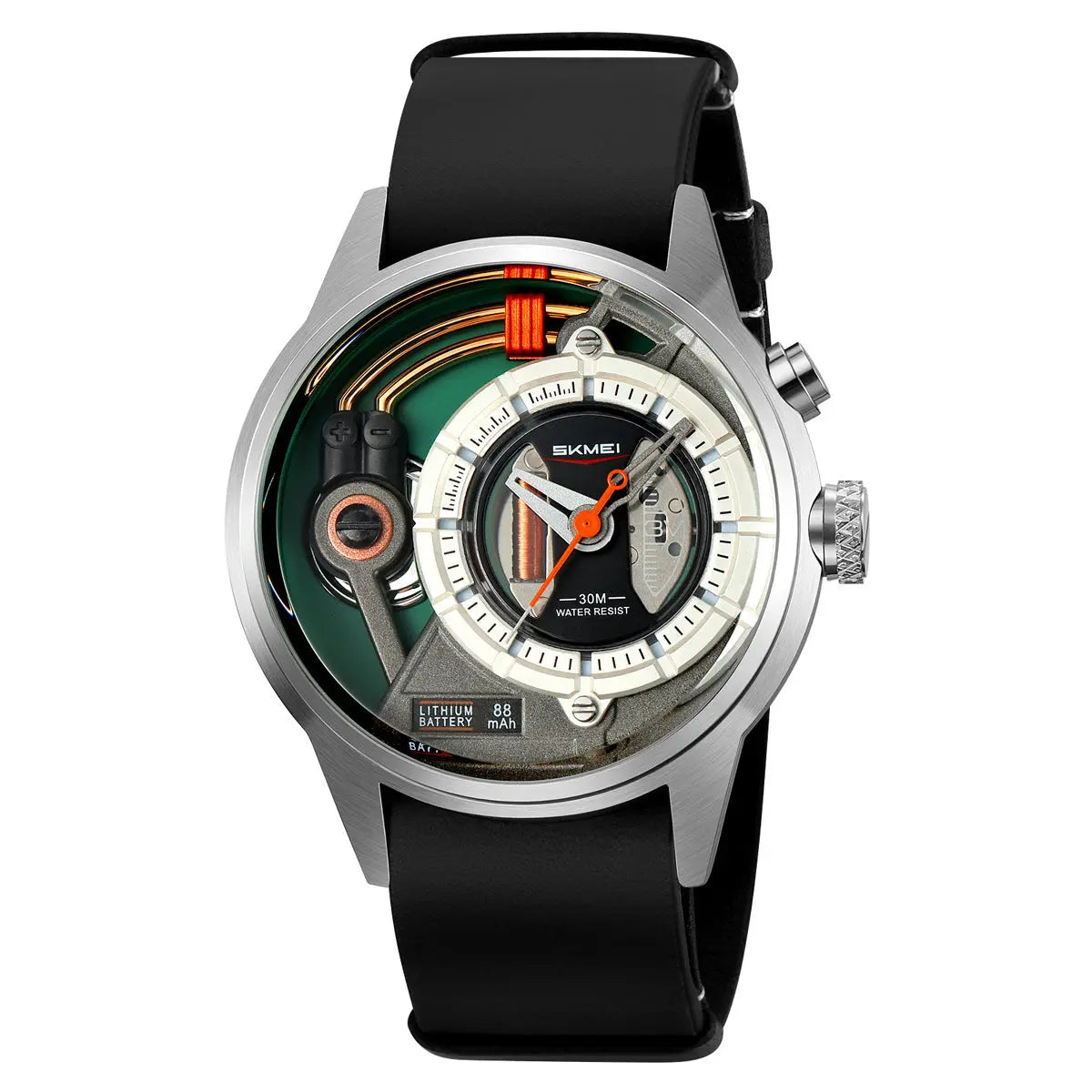 Shimei 2333 Creative Leather Belt Quartz watch for Men Skmei