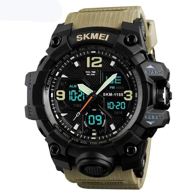 Skmei 1155B Original Analog Digital waterproof Sports watch for men Skmei