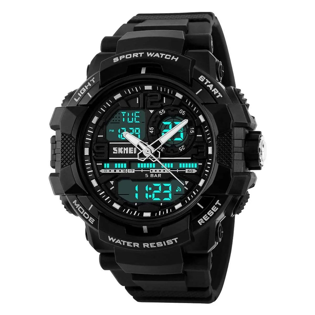 Skmei 1164 Original 3time Analog Digital waterproof sports watch For Men Skmei