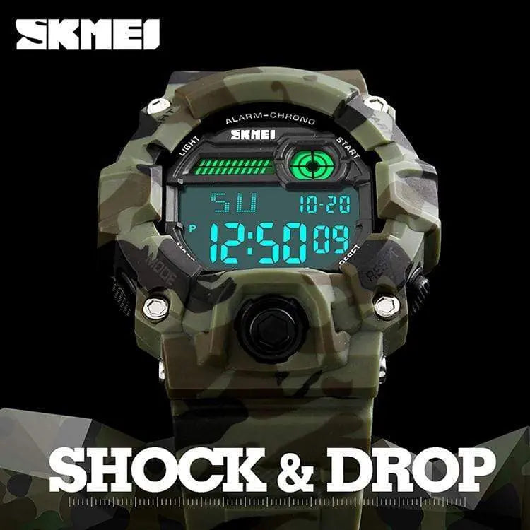 Skmei 1197 Original Digital camouflage waterproof sports watch for Men Skmei
