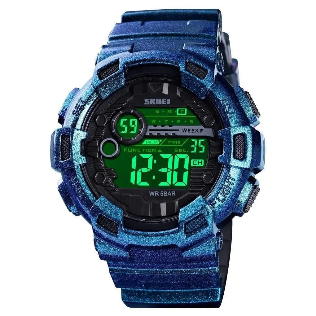 Skmei 1243 Original Digital waterproof Sports wrist watch Chronograph for Boys For Men Skmei
