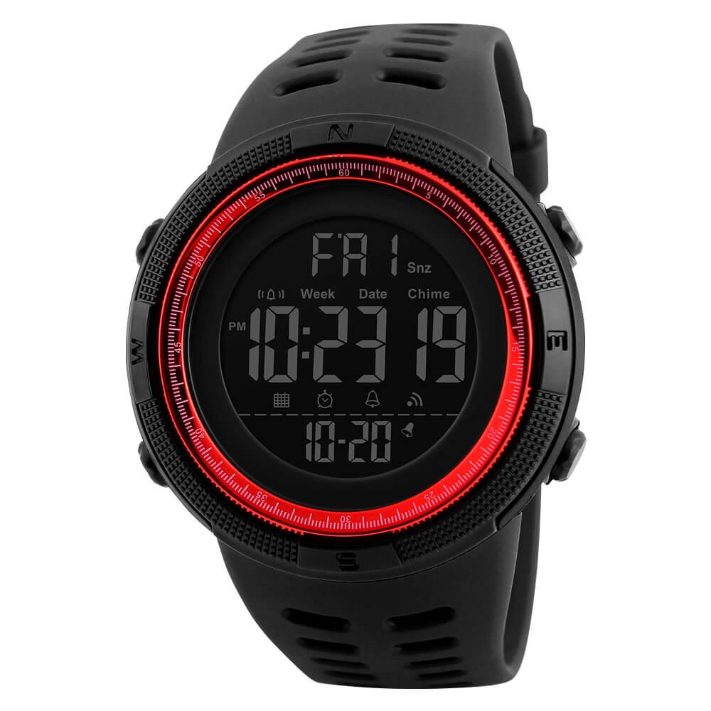 Skmei 1251 Original Digital Sports Watch Red - Skmeico