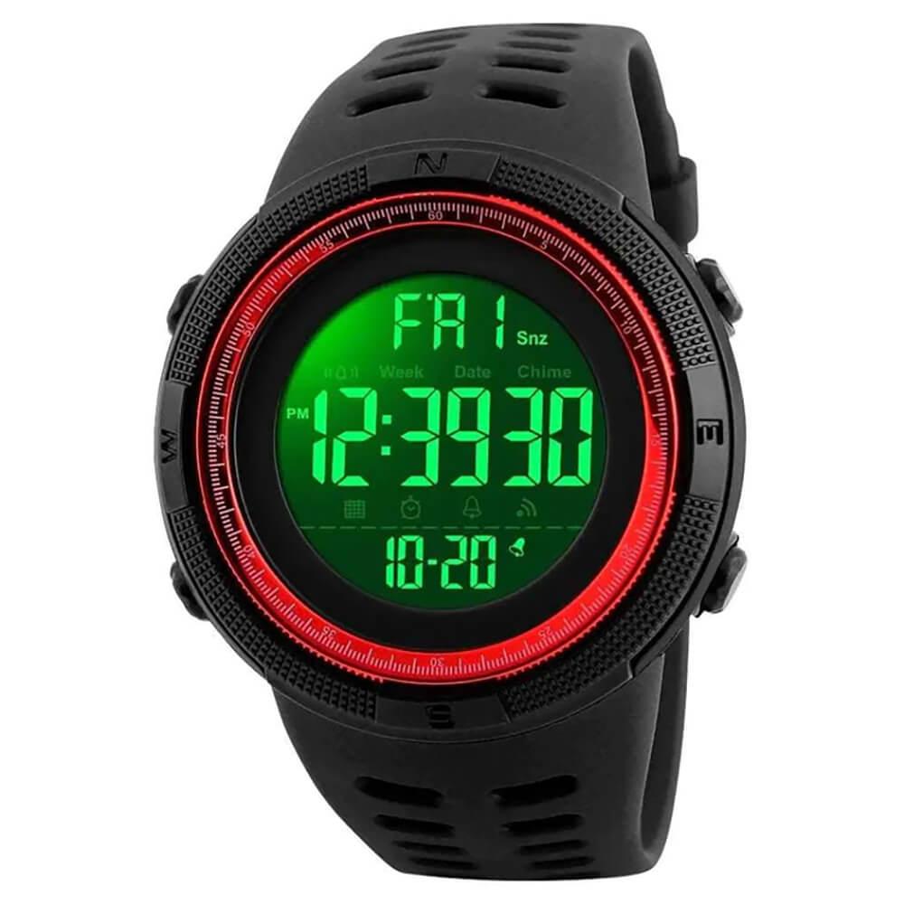 Skmei 1251 Original Digital Sports Watch Red - Skmeico