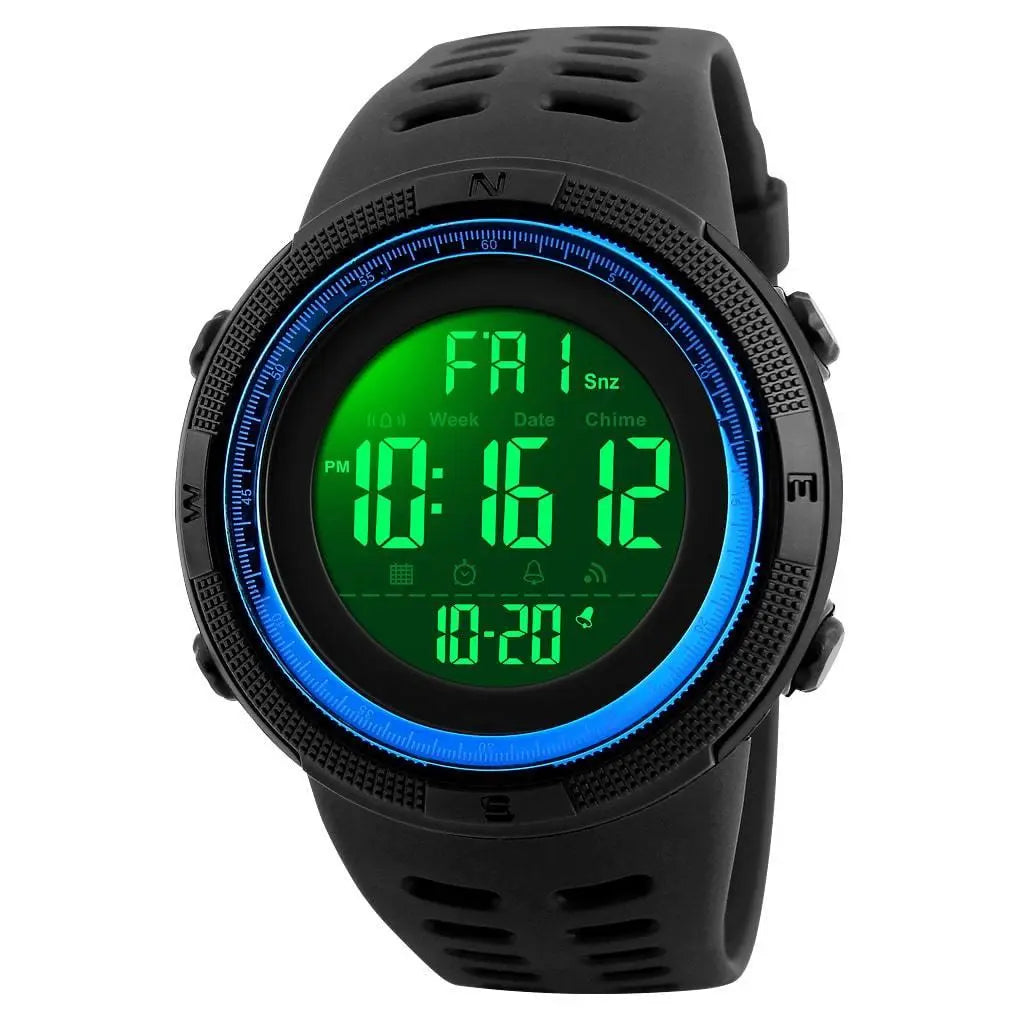 Skmei 1251 Original Digital Waterproof Sports Watch for Men Blue Skmei