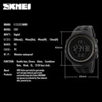 Skmei 1251 Original Digital Waterproof Sports Watch for Men Blue Skmei