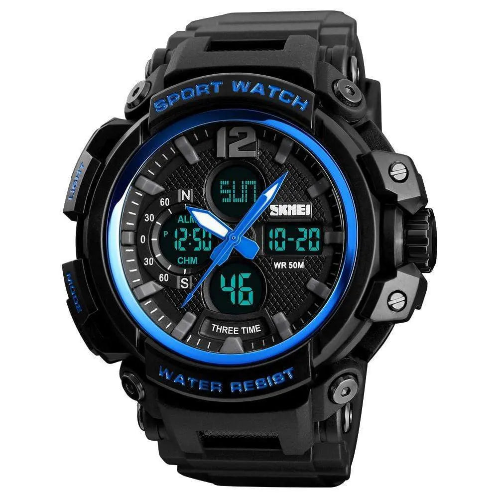 Skmei 1343 Original Analog Digital Waterproof sport watch for men Skmei