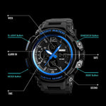 Skmei 1343 Original Analog Digital Waterproof sport watch for men Skmei