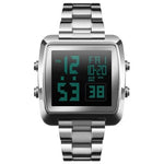 1369 Digital Steel watch Big Dial for Men Original - TempoqWatch
