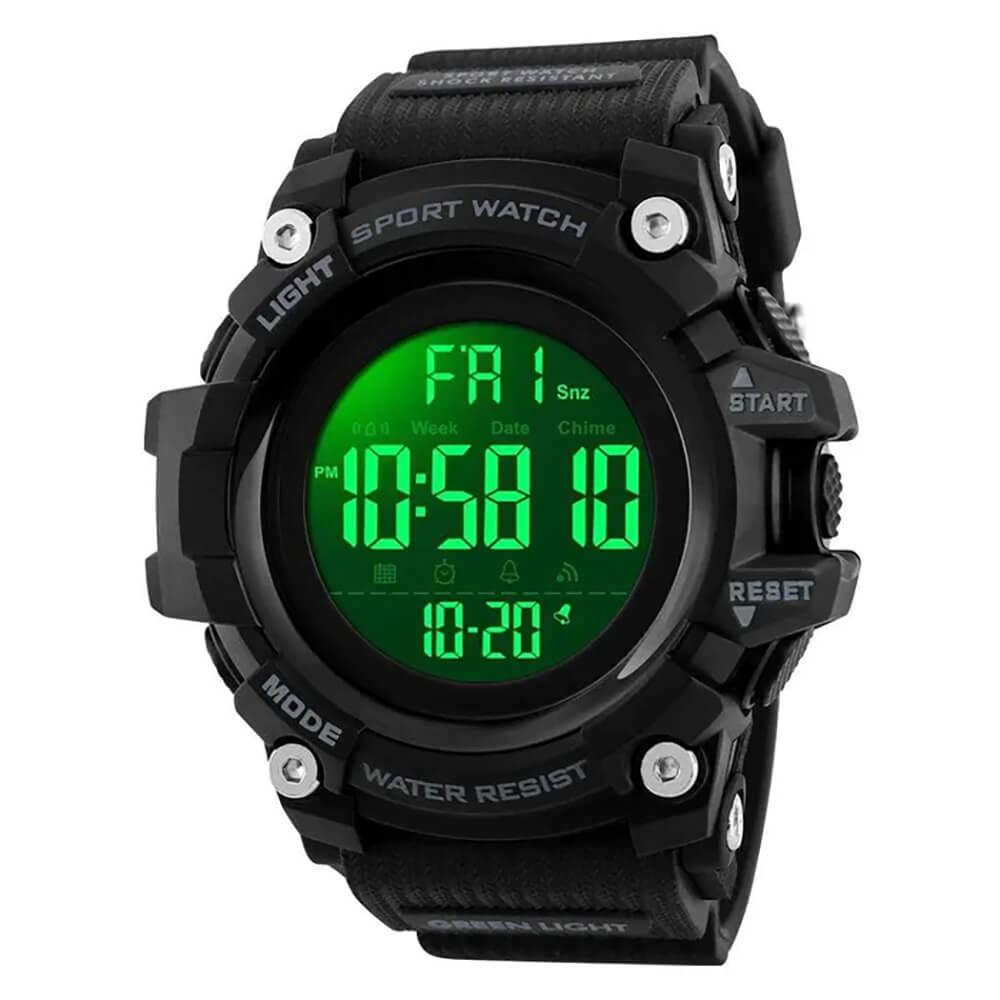 Skmei 1384 Original Digital Waterproof Sports Watch For Men Black - Skmeico